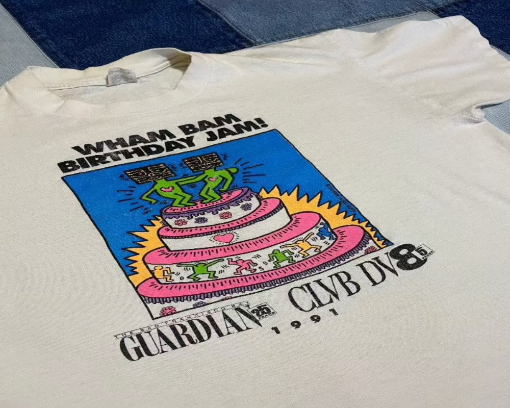 "Wham Bam Birthday Jam" Keith Haring shirt