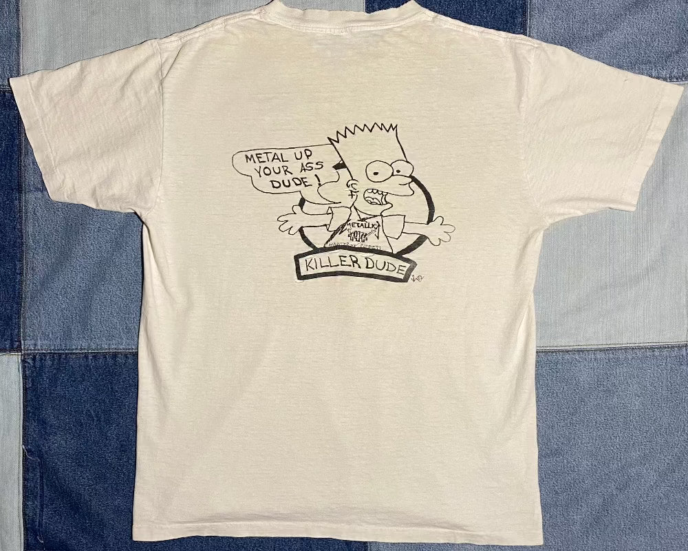"Metallica" vintage Bart Simpson shirt