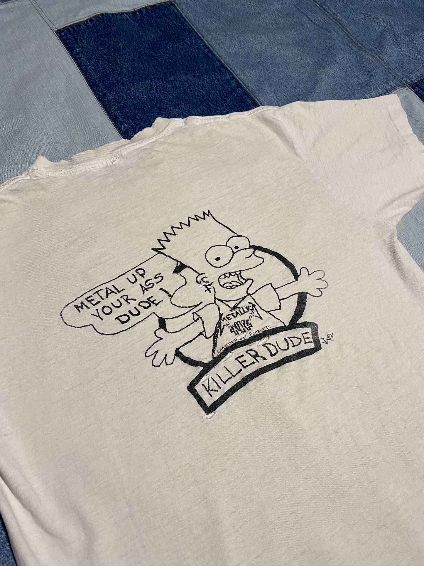 "Metallica" vintage Bart Simpson shirt