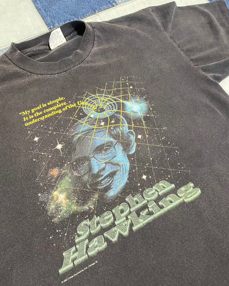 "My Goal is Simple..." vintage Stephen Hawking shirt