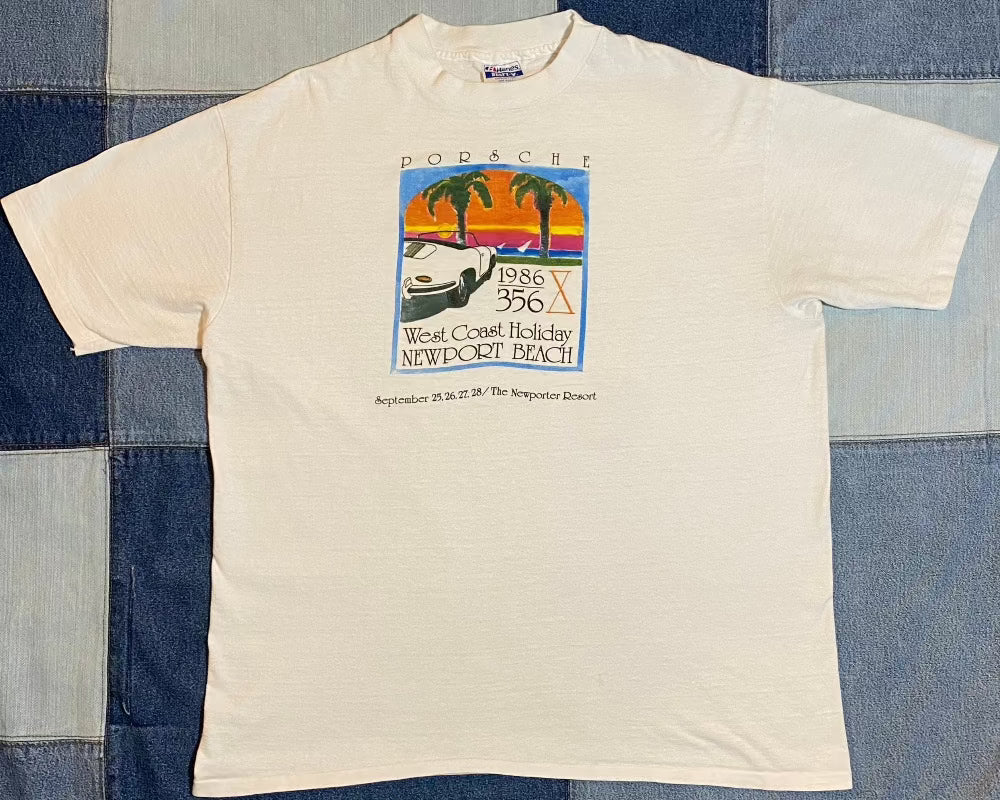 "West Coast Holiday" vintage Porsche shirt