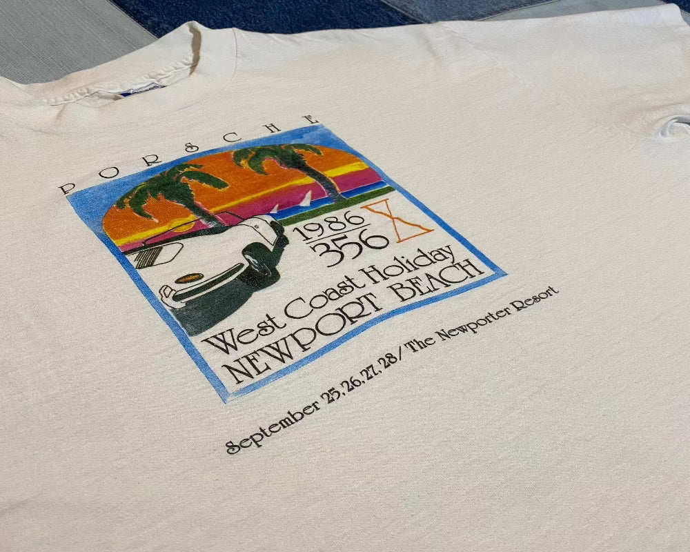 "West Coast Holiday" vintage Porsche shirt